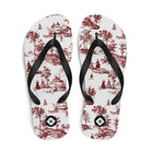 Toile de Rouen Flip Flops - The Global Wanderer