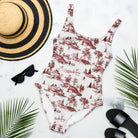 Toile de Rouen One-Piece Swimsuit - The Global Wanderer