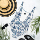 Toile de Versailles One-Piece Swimsuit - The Global Wanderer