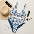 Toile de Versailles Recycled High-Waisted Bikini - The Global Wanderer