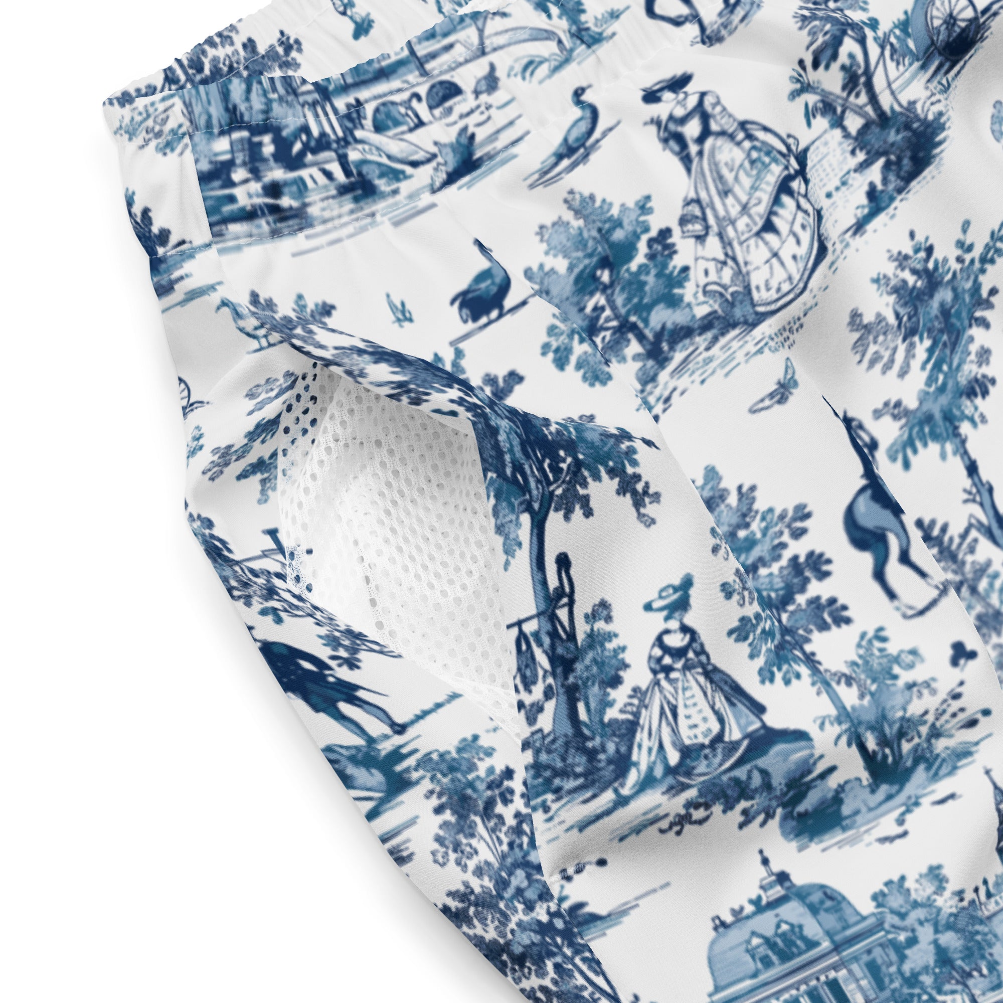 Toile de Versailles Recycled Swim Trunks - The Global Wanderer