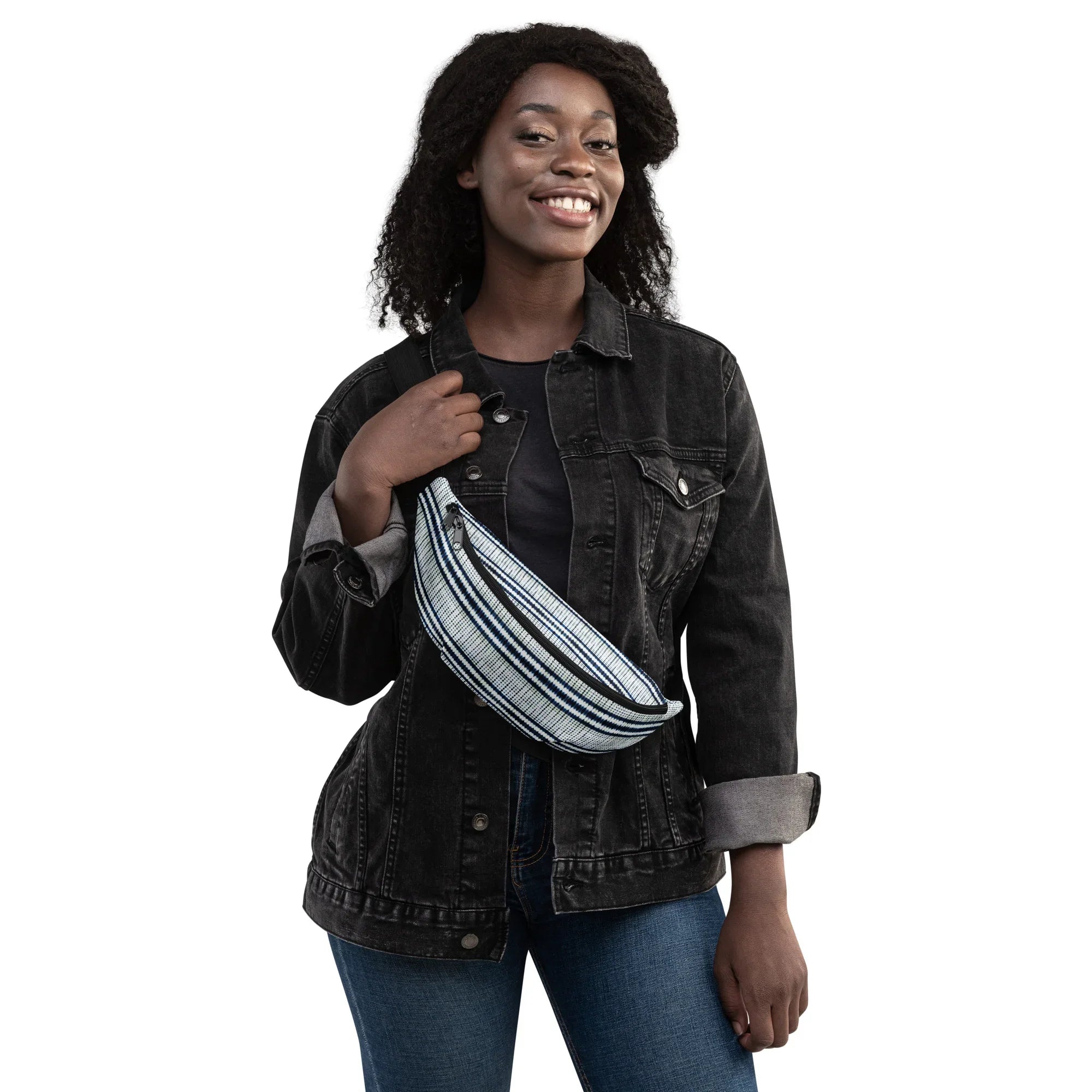 Tokyo Horizon Shibori Fanny Pack - The Global Wanderer