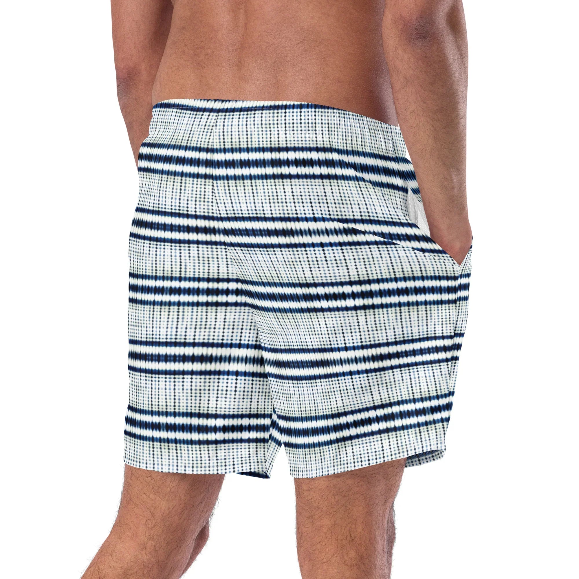 Tokyo Horizon Shibori Recycled Swim Trunks - The Global Wanderer