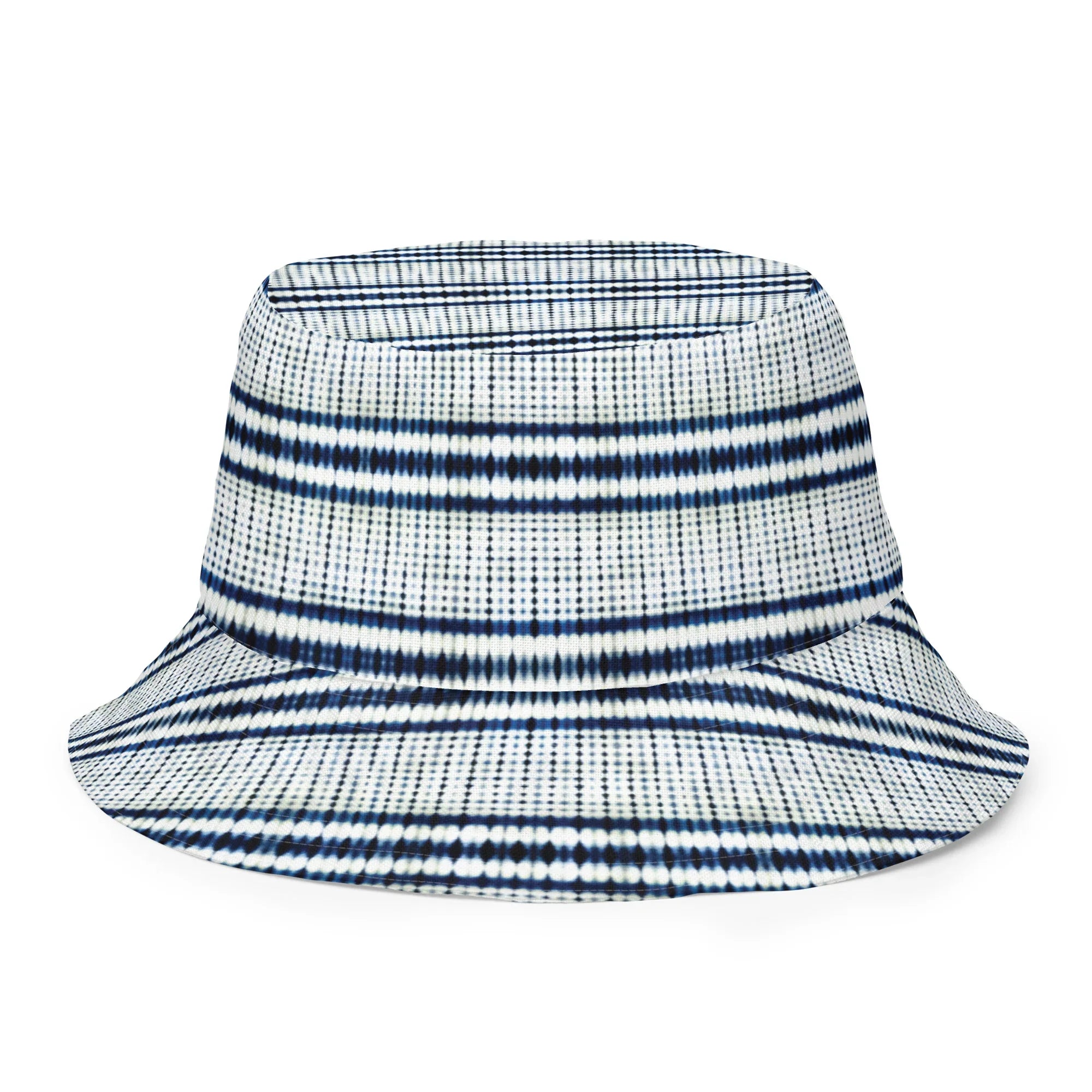 Tokyo Horizon Shibori Reversible Bucket Hat - The Global Wanderer