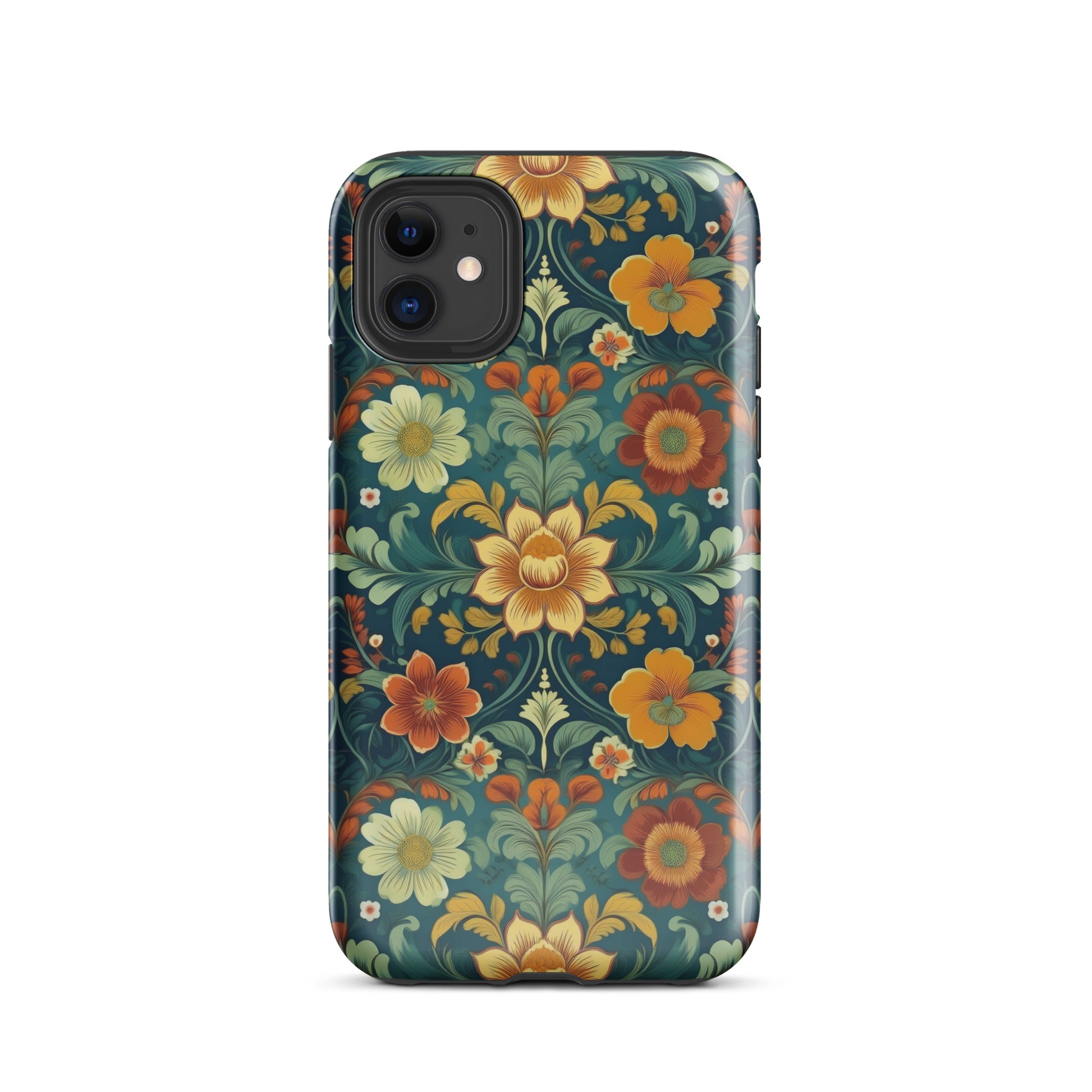 Norwegian Rosemaling Tough MagSafe iPhone® Case - The Global Wanderer