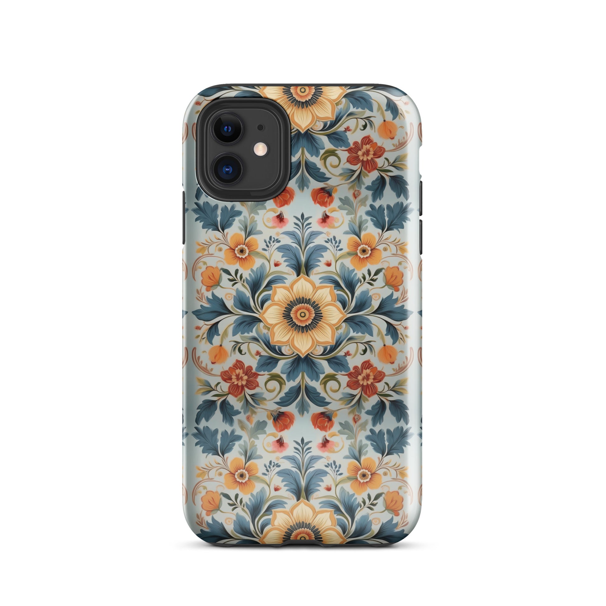 Norwegian Rosemaling Tough MagSafe iPhone® Case - The Global Wanderer