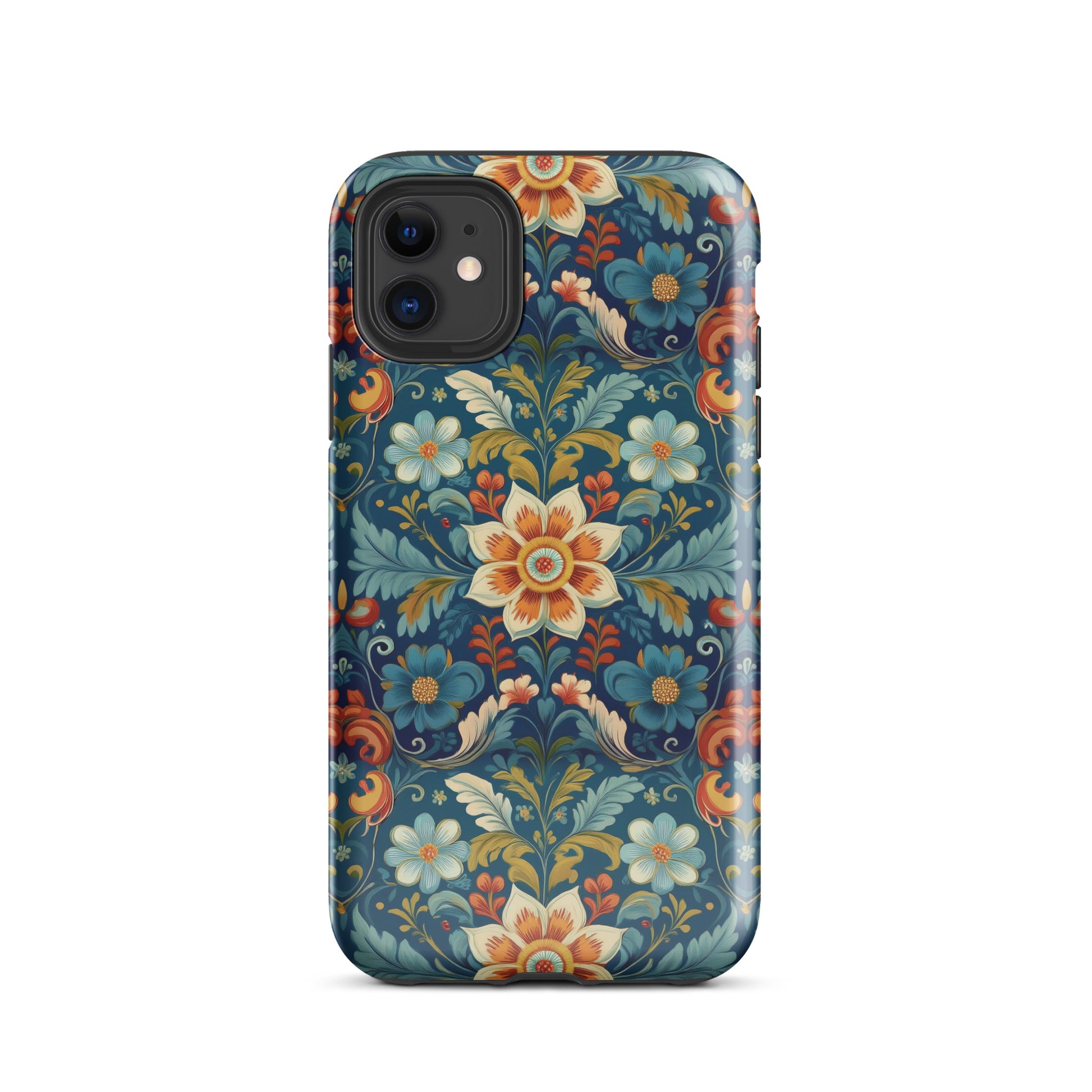 Norwegian Rosemaling Tough MagSafe iPhone® Case - The Global Wanderer