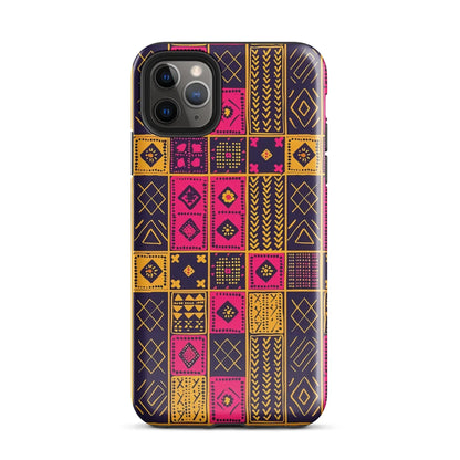 Ghanaian Kente Cloth Tough MagSafe iPhone® Case - The Global Wanderer