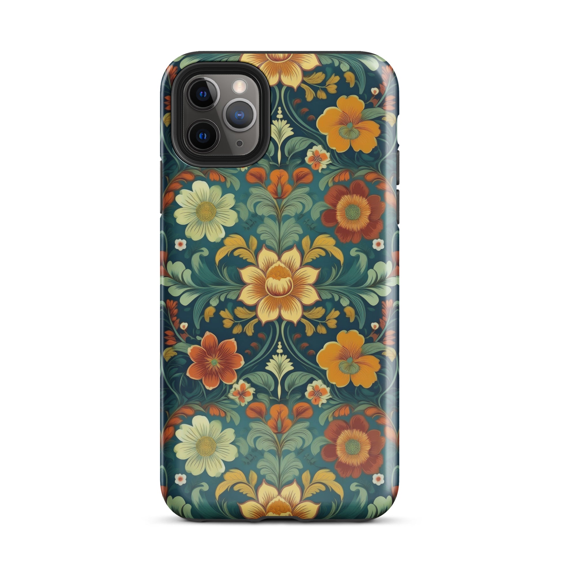 Norwegian Rosemaling Tough MagSafe iPhone® Case - The Global Wanderer