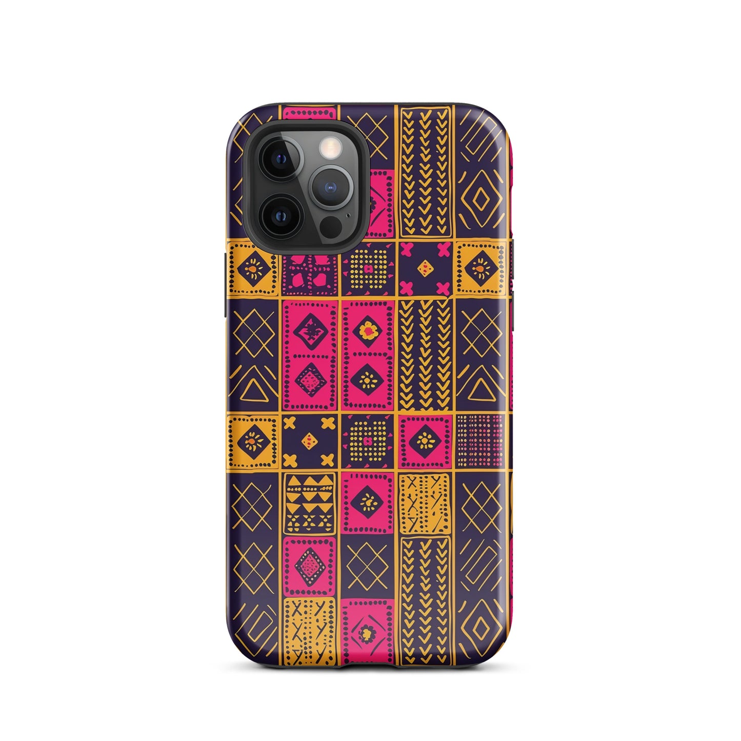 Ghanaian Kente Cloth Tough MagSafe iPhone® Case - The Global Wanderer