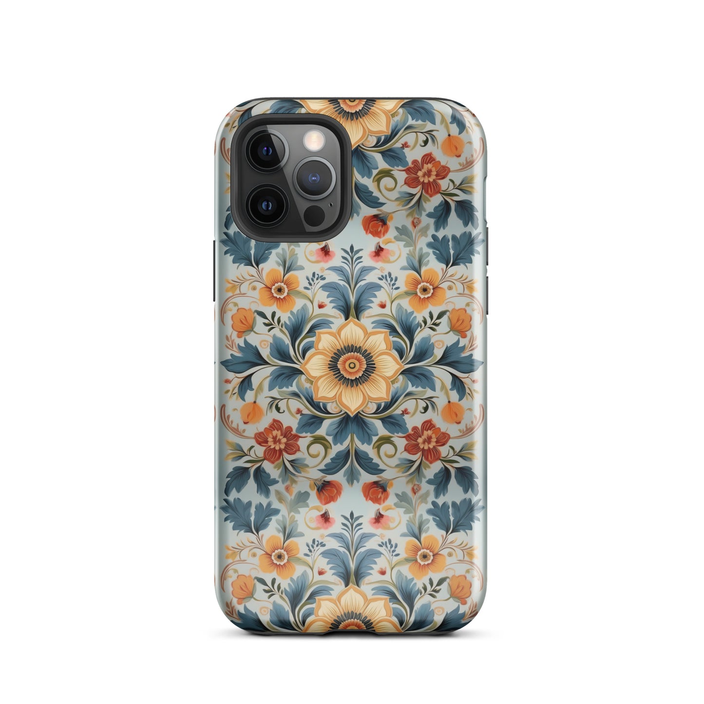 Norwegian Rosemaling Tough MagSafe iPhone® Case - The Global Wanderer