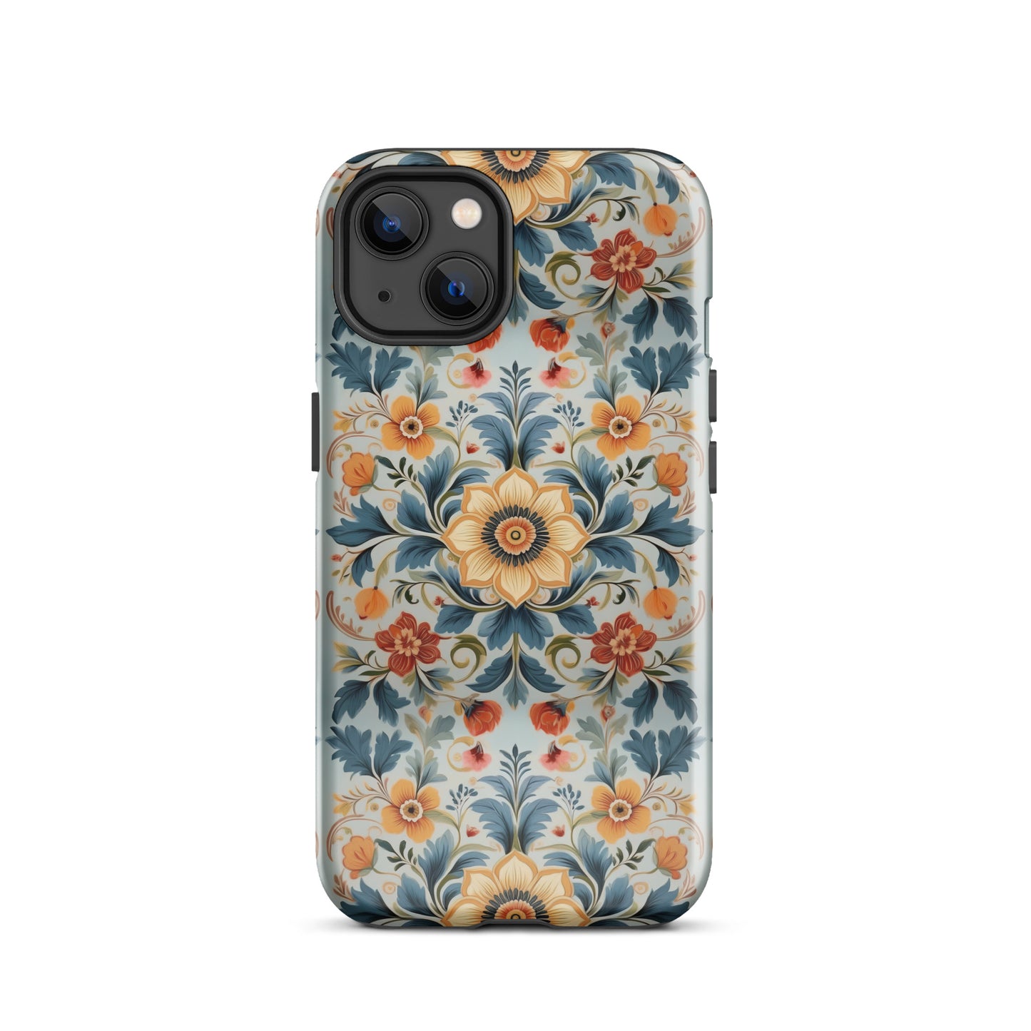 Norwegian Rosemaling Tough MagSafe iPhone® Case - The Global Wanderer