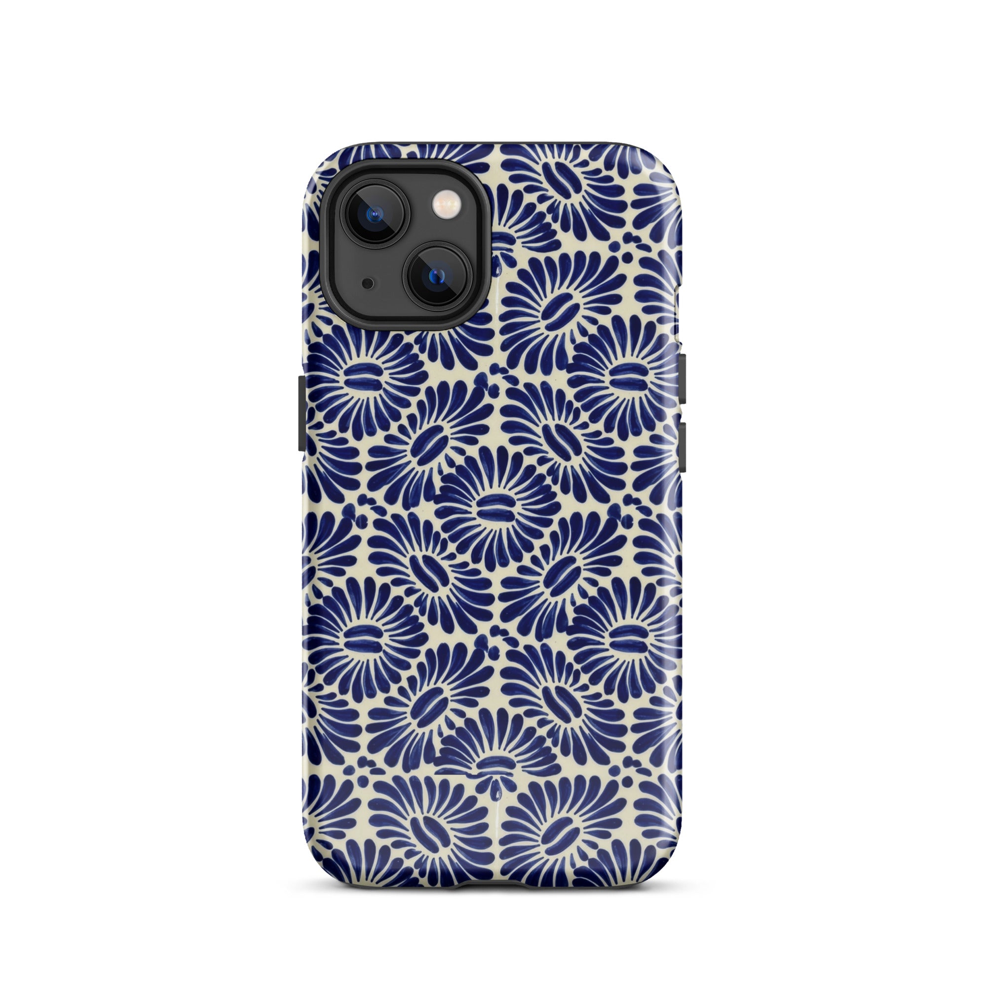 Tlaxcala Talavera Tile MagSafe iPhone Case - The Global Wanderer