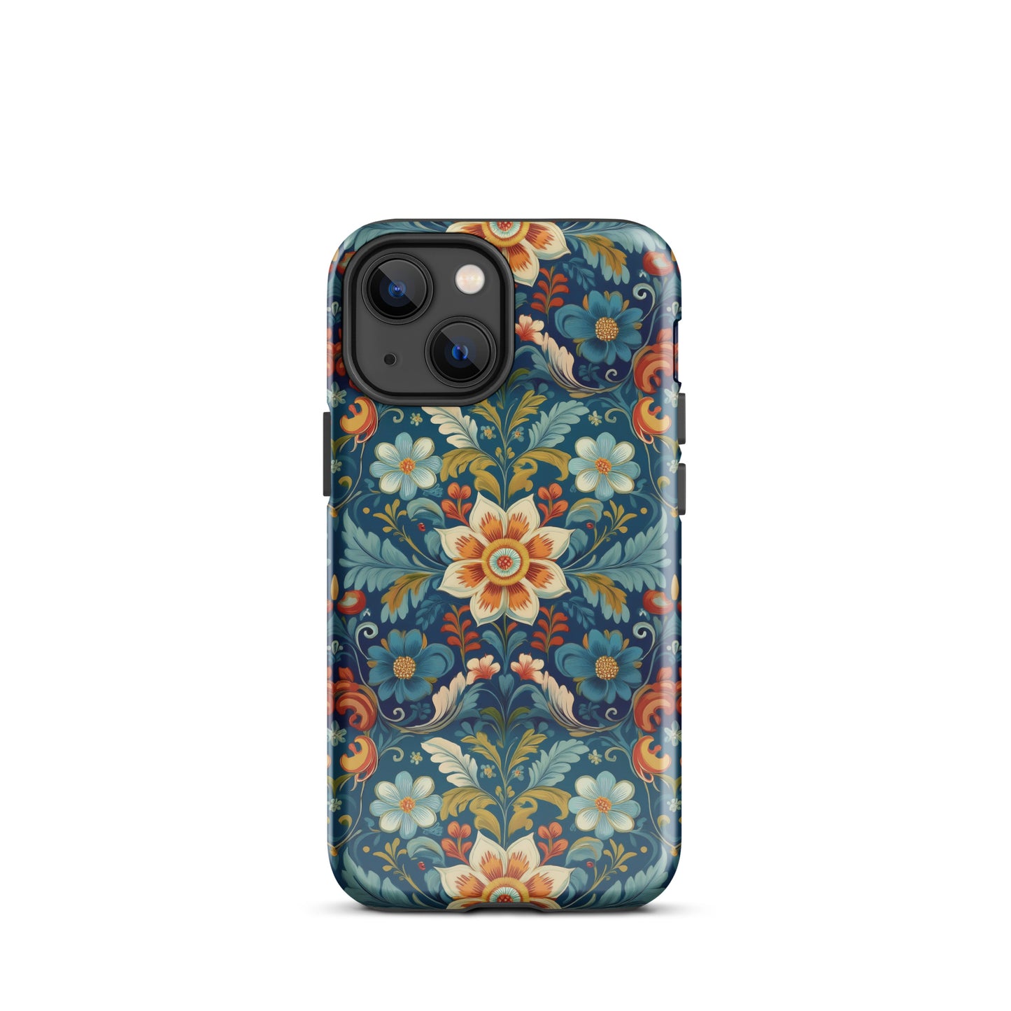 Norwegian Rosemaling Tough MagSafe iPhone® Case - The Global Wanderer