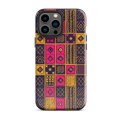 Ghanaian Kente Cloth Tough MagSafe iPhone® Case - The Global Wanderer