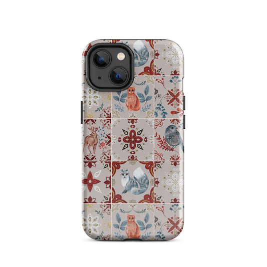 Nordic Tiles Tough iPhone® Case - The Global Wanderer