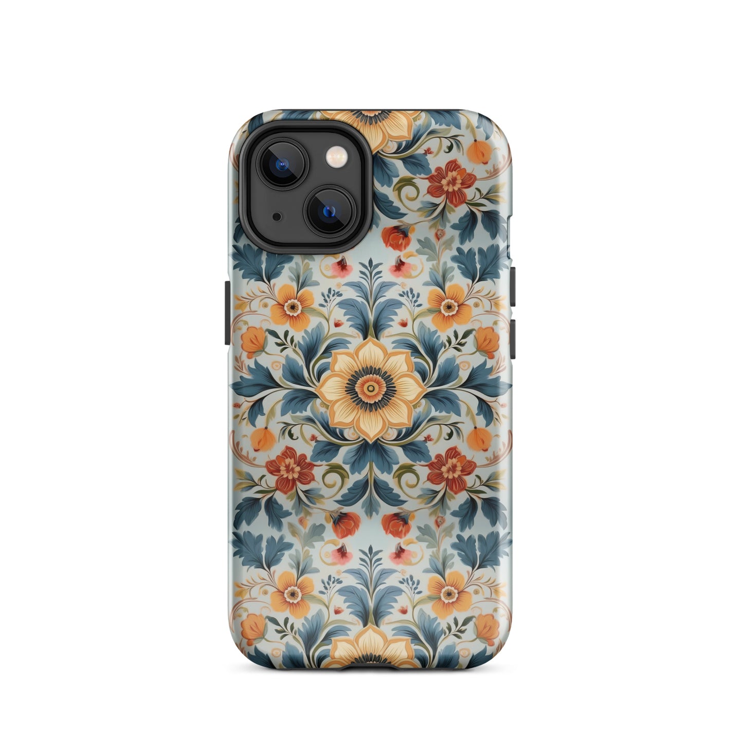 Norwegian Rosemaling Tough MagSafe iPhone® Case - The Global Wanderer