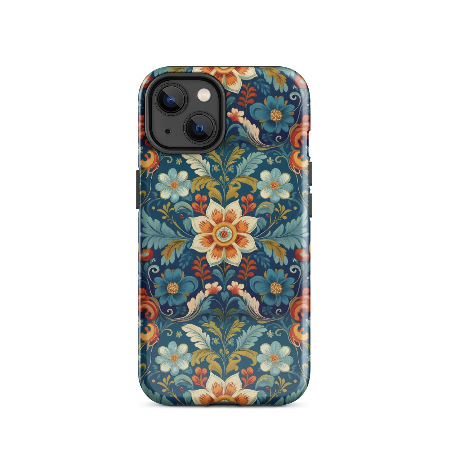 Norwegian Rosemaling Tough MagSafe iPhone® Case - The Global Wanderer