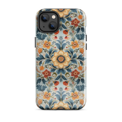 Norwegian Rosemaling Tough MagSafe iPhone® Case - The Global Wanderer