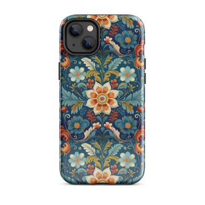 Norwegian Rosemaling Tough MagSafe iPhone® Case - The Global Wanderer