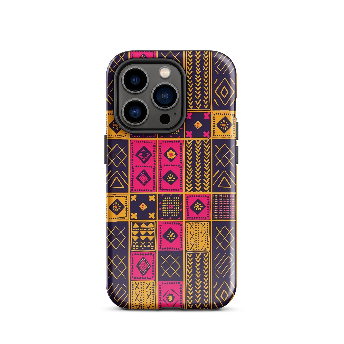 Ghanaian Kente Cloth Tough MagSafe iPhone® Case - The Global Wanderer