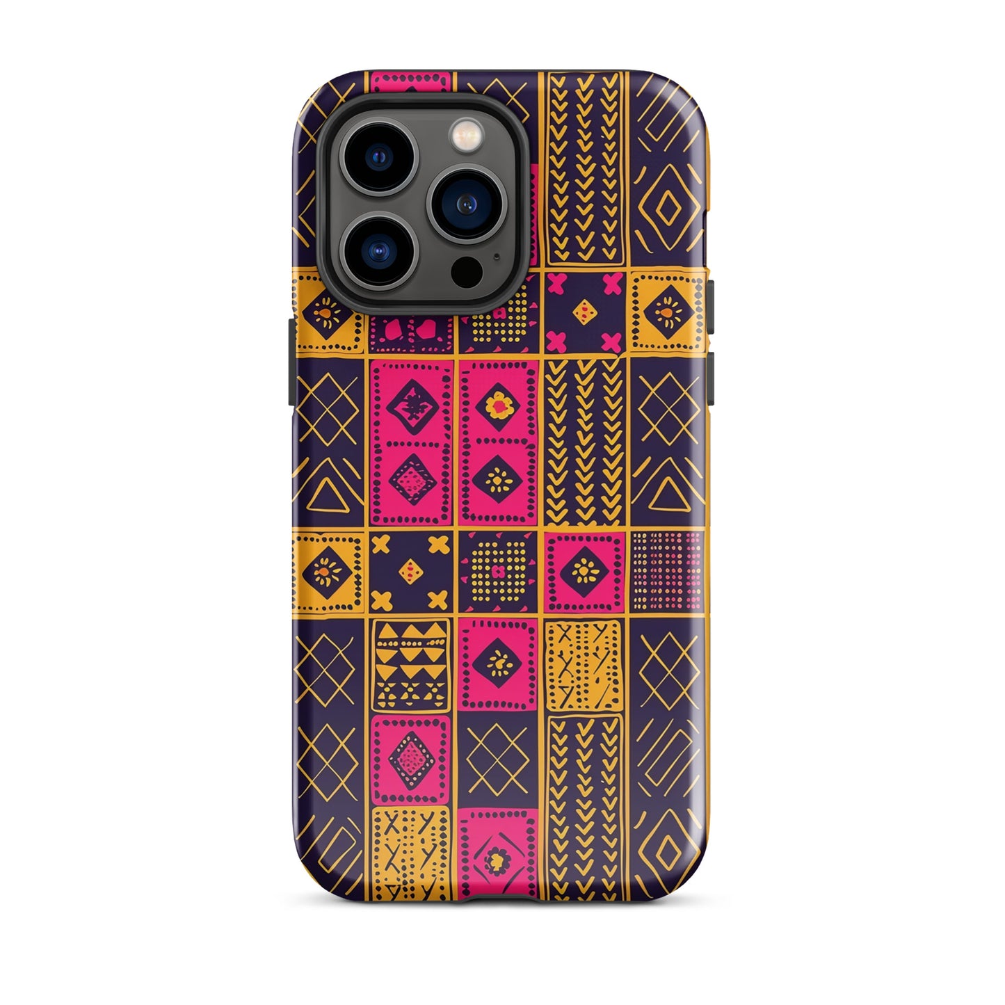 Ghanaian Kente Cloth Tough MagSafe iPhone® Case - The Global Wanderer