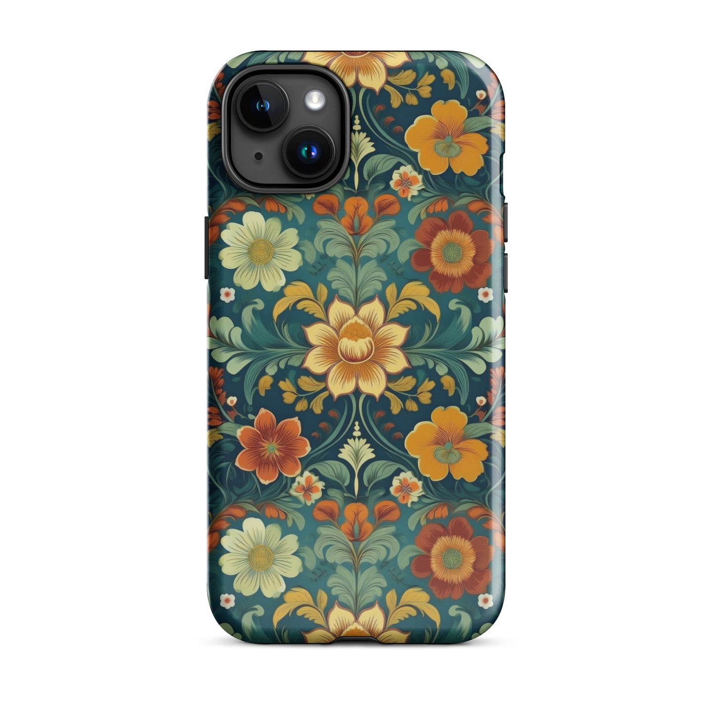 Norwegian Rosemaling Tough MagSafe iPhone® Case - The Global Wanderer