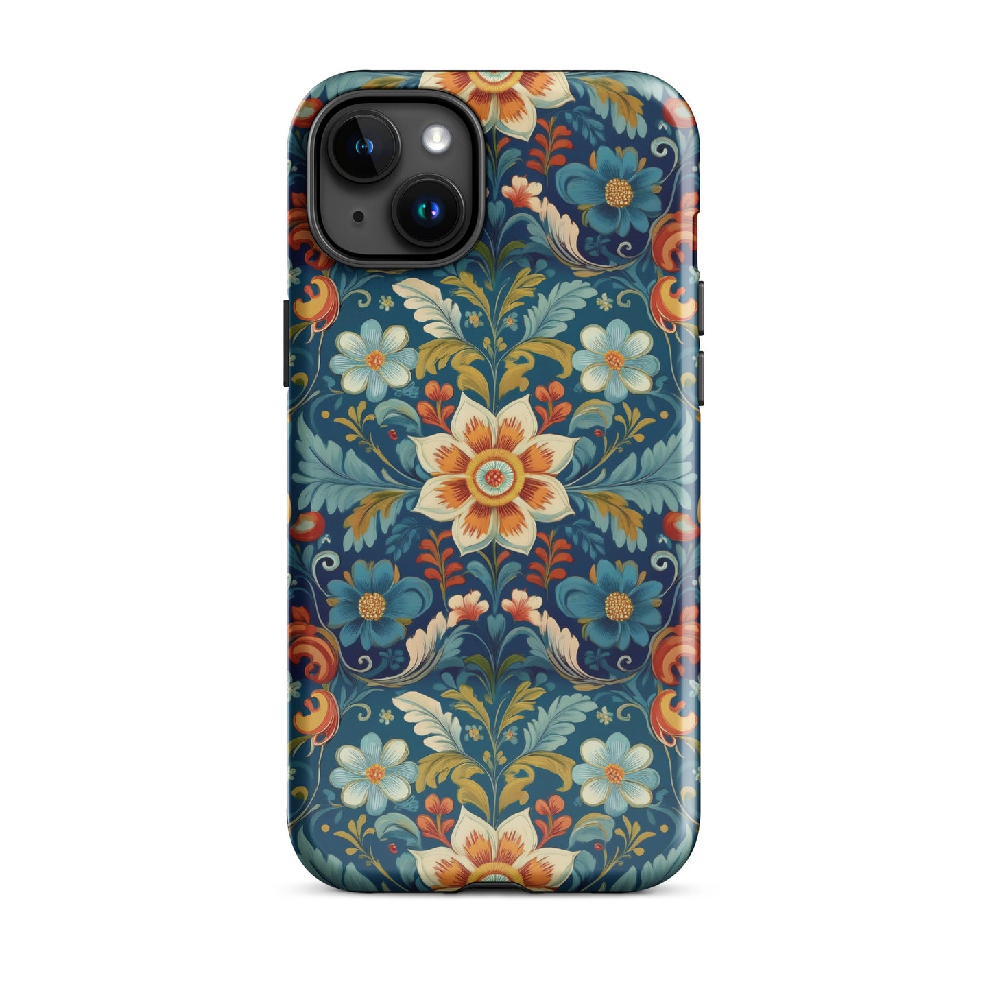 Norwegian Rosemaling Tough MagSafe iPhone® Case - The Global Wanderer