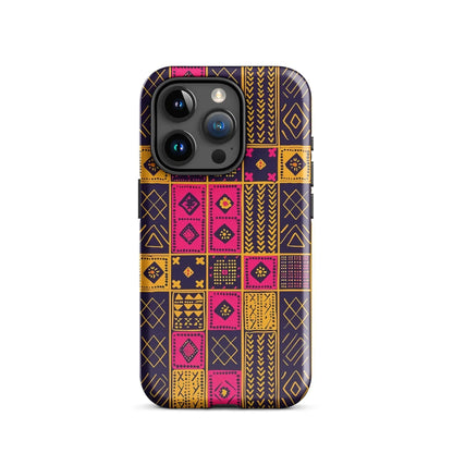 Ghanaian Kente Cloth Tough MagSafe iPhone® Case - The Global Wanderer