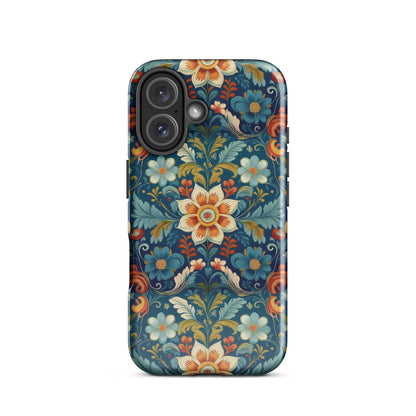 Norwegian Rosemaling Tough MagSafe iPhone® Case - The Global Wanderer