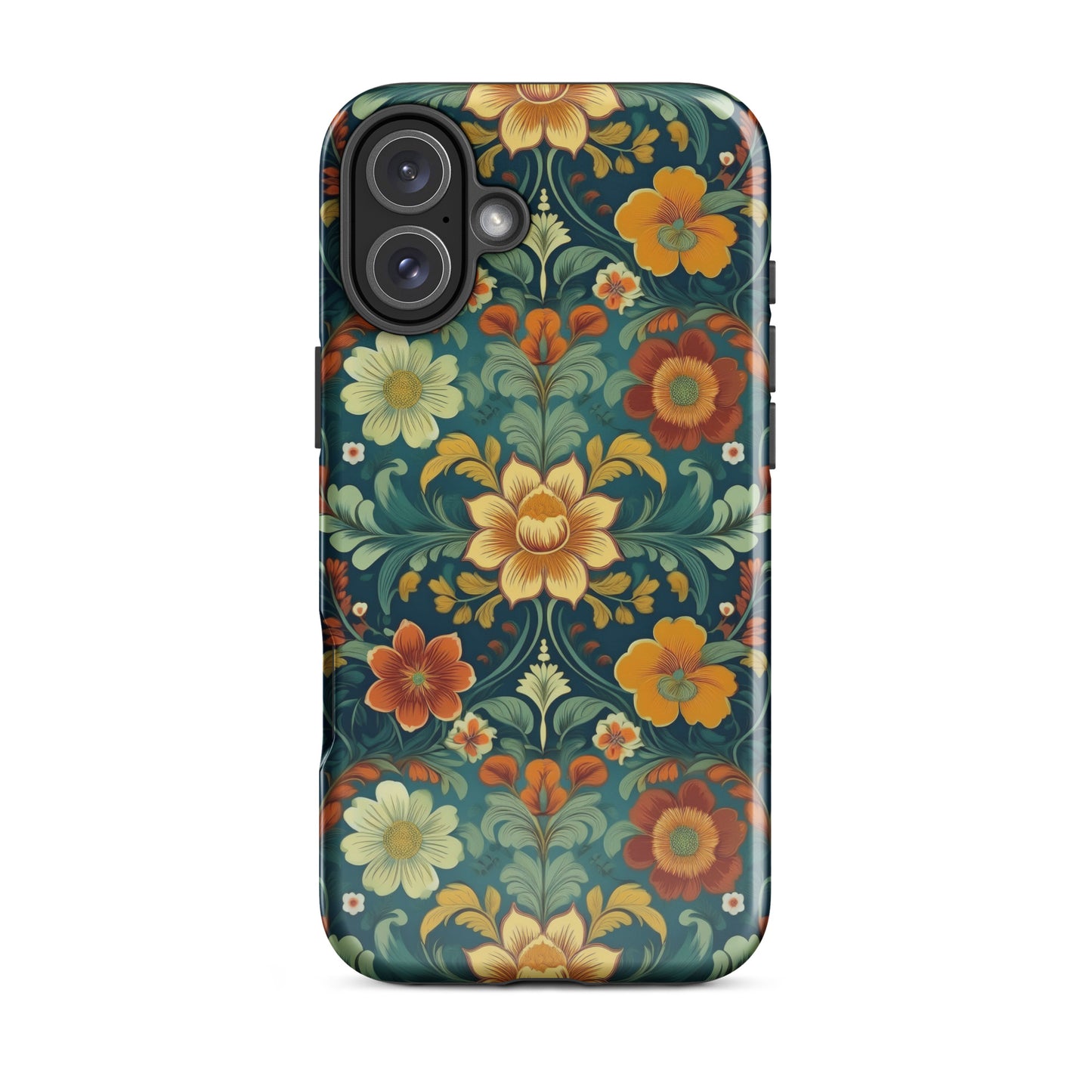 Norwegian Rosemaling Tough MagSafe iPhone® Case - The Global Wanderer