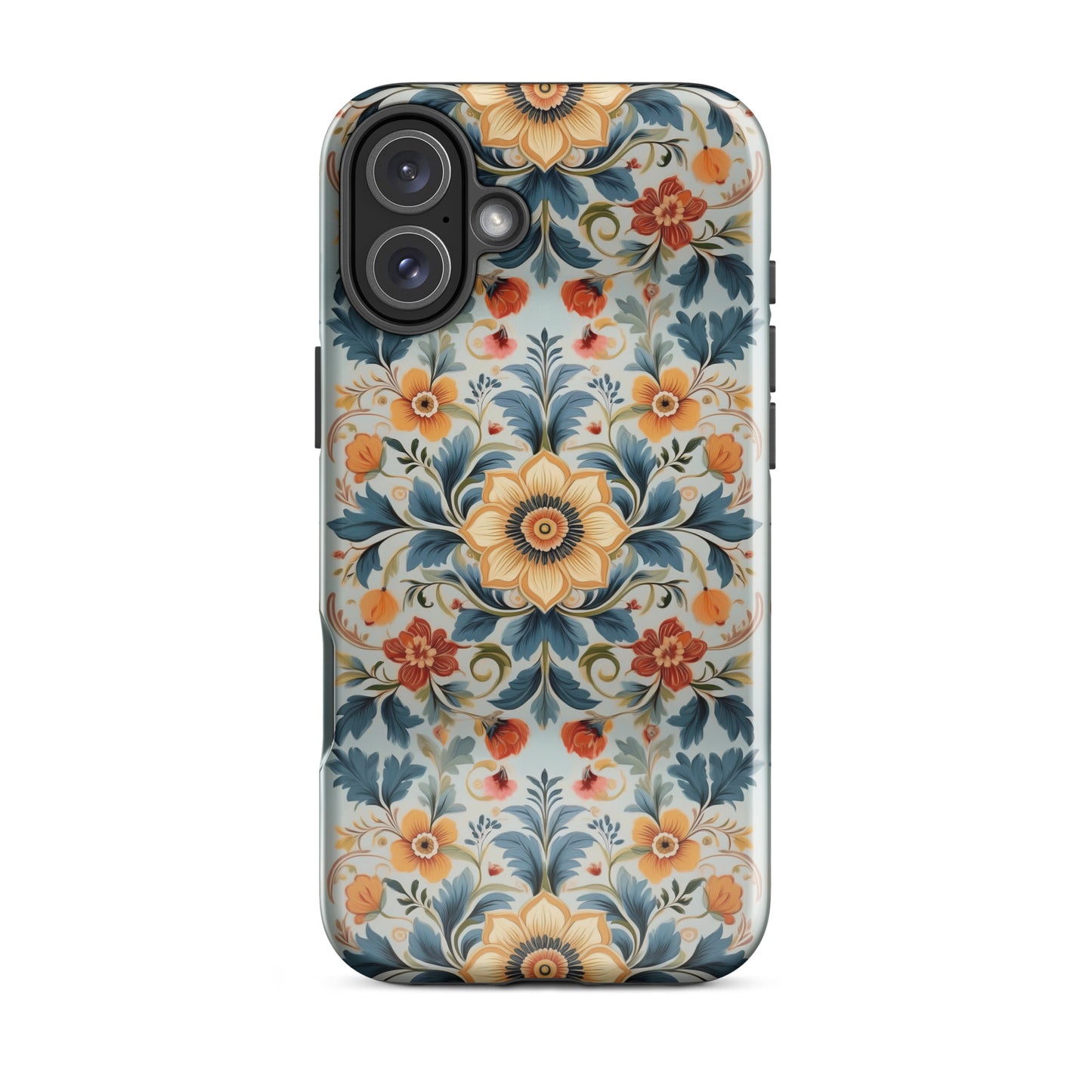 Norwegian Rosemaling Tough MagSafe iPhone® Case - The Global Wanderer