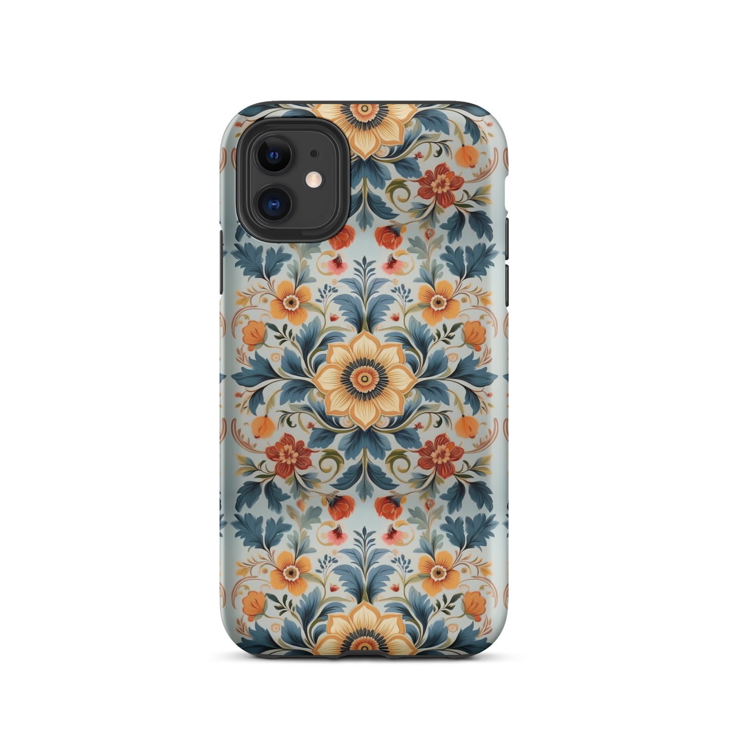 Norwegian Rosemaling Tough MagSafe iPhone® Case - The Global Wanderer