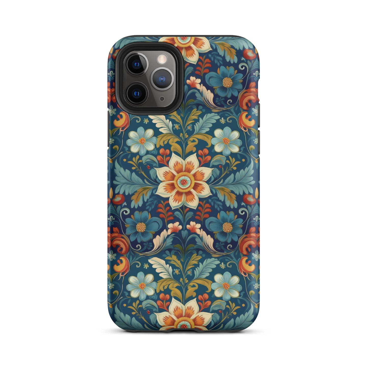 Norwegian Rosemaling Tough MagSafe iPhone® Case - The Global Wanderer