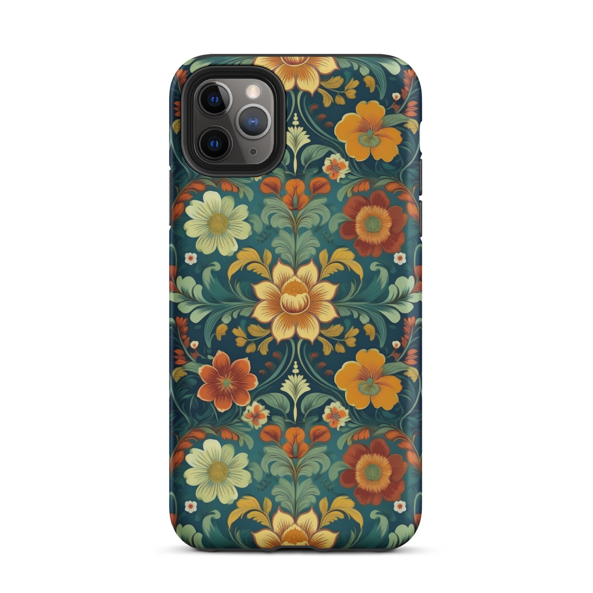 Norwegian Rosemaling Tough MagSafe iPhone® Case - The Global Wanderer