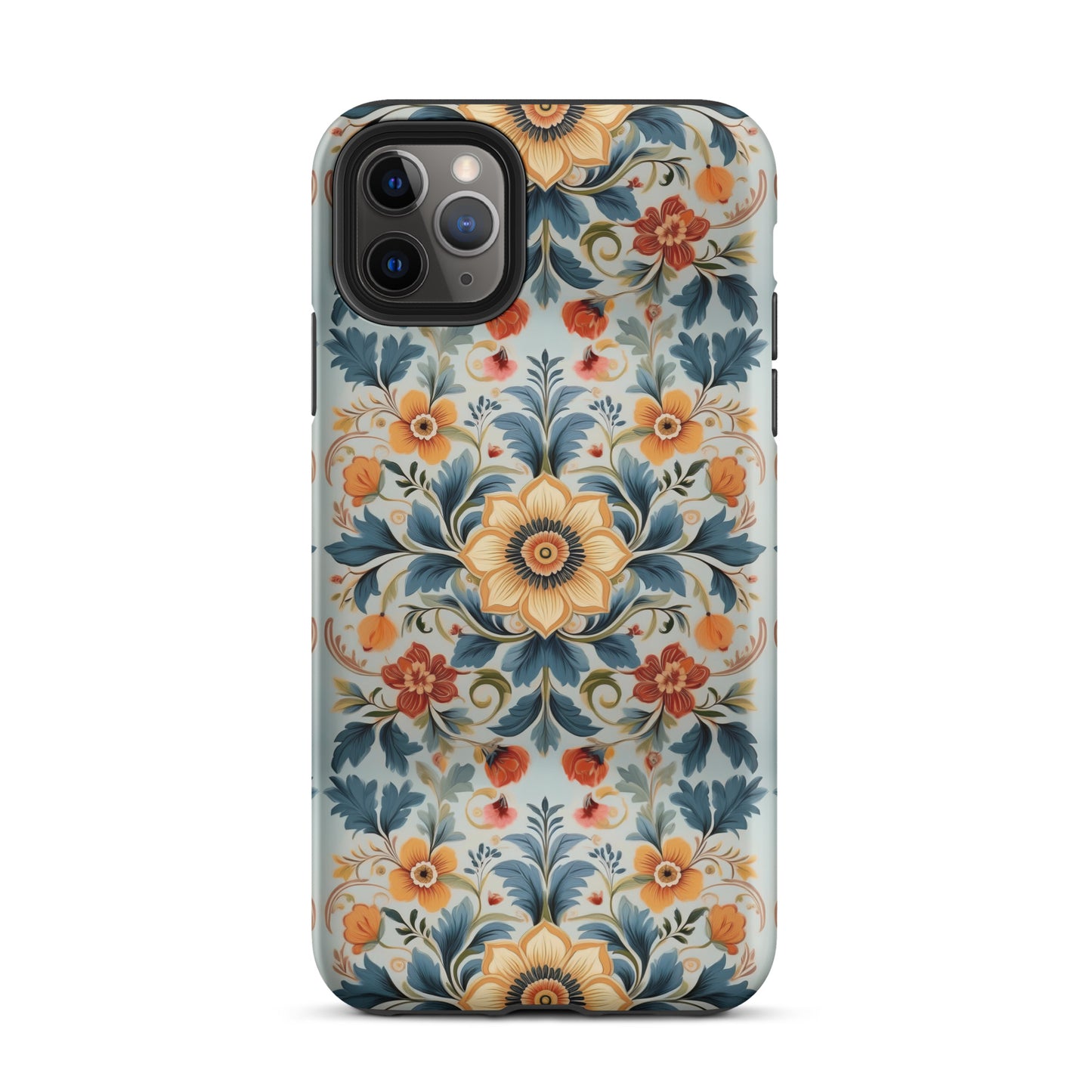 Norwegian Rosemaling Tough MagSafe iPhone® Case - The Global Wanderer