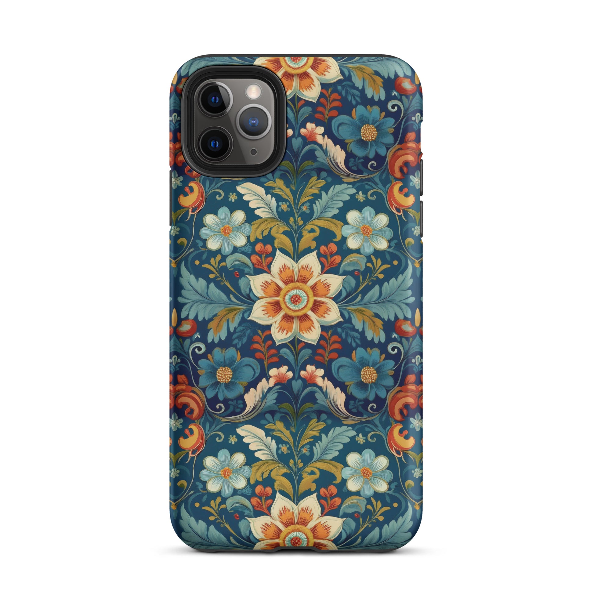 Norwegian Rosemaling Tough MagSafe iPhone® Case - The Global Wanderer