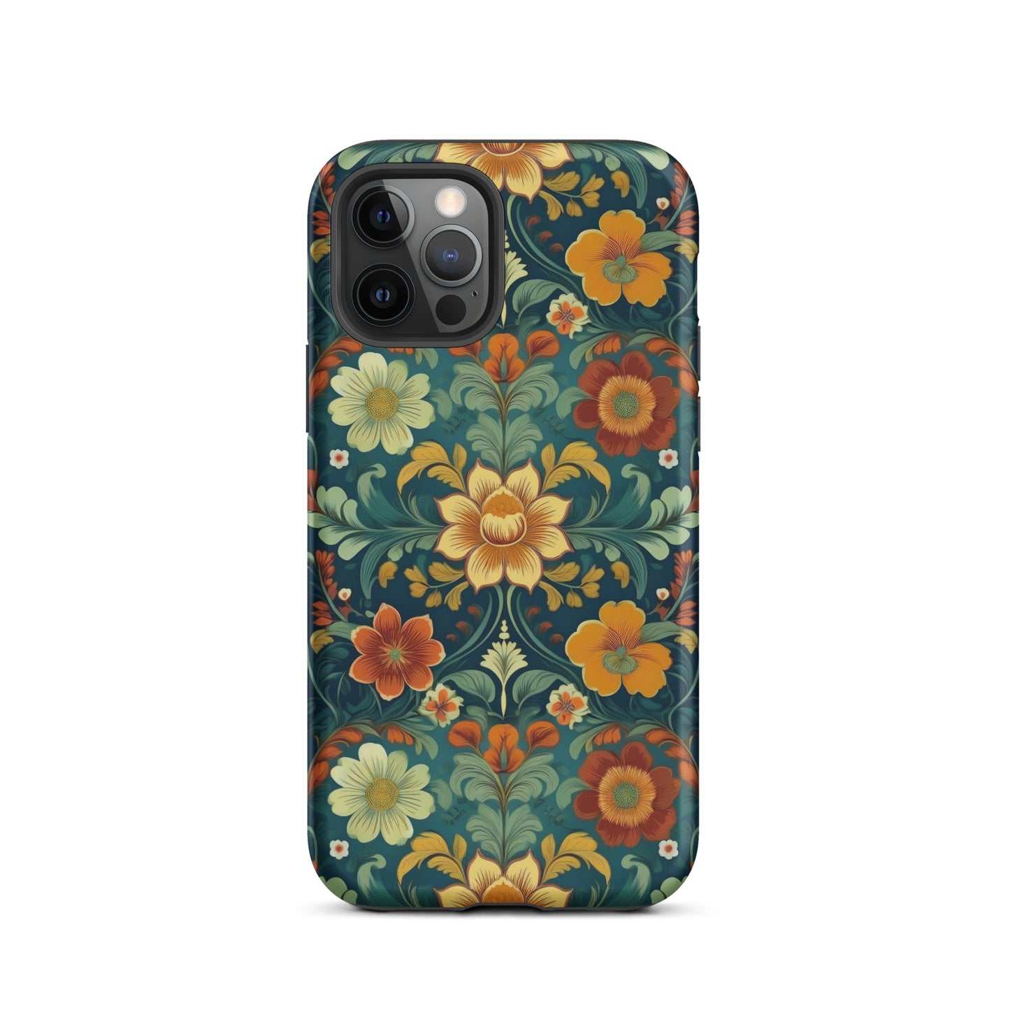 Norwegian Rosemaling Tough MagSafe iPhone® Case - The Global Wanderer