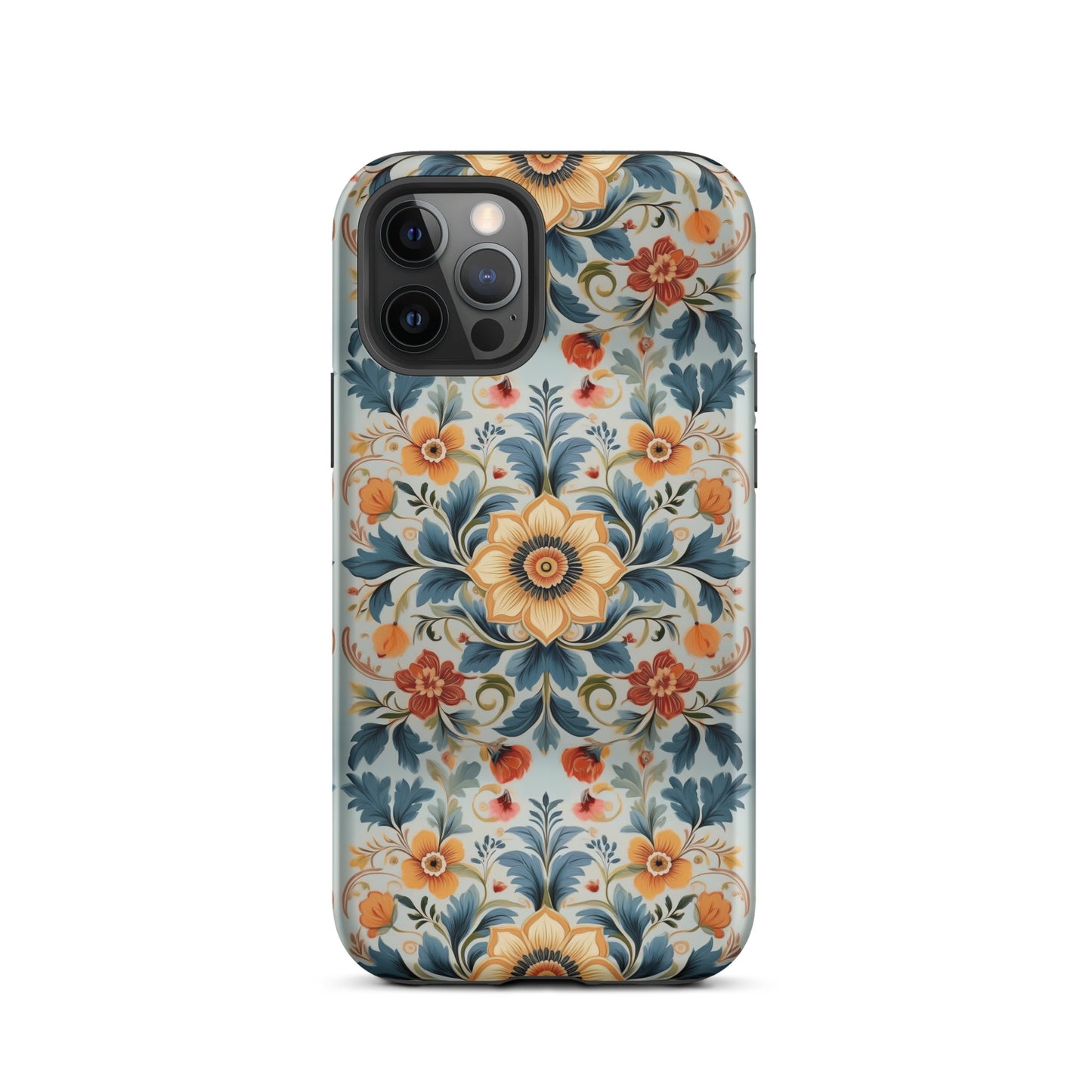 Norwegian Rosemaling Tough MagSafe iPhone® Case - The Global Wanderer