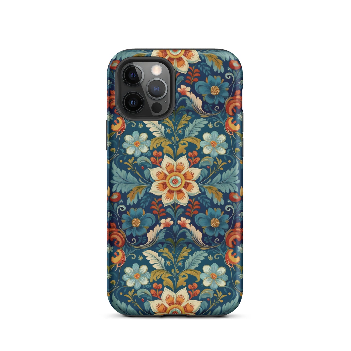 Norwegian Rosemaling Tough MagSafe iPhone® Case - The Global Wanderer