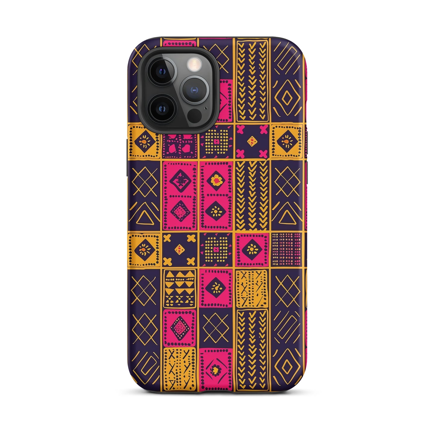 Ghanaian Kente Cloth Tough MagSafe iPhone® Case - The Global Wanderer