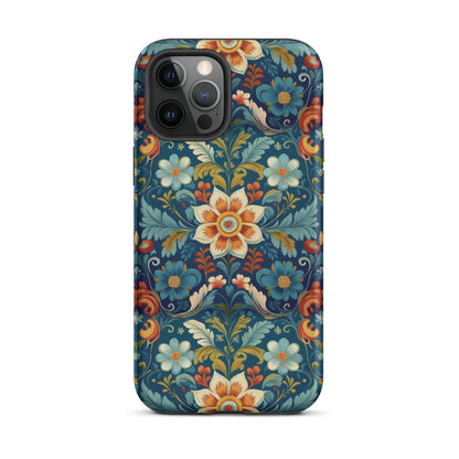 Norwegian Rosemaling Tough MagSafe iPhone® Case - The Global Wanderer