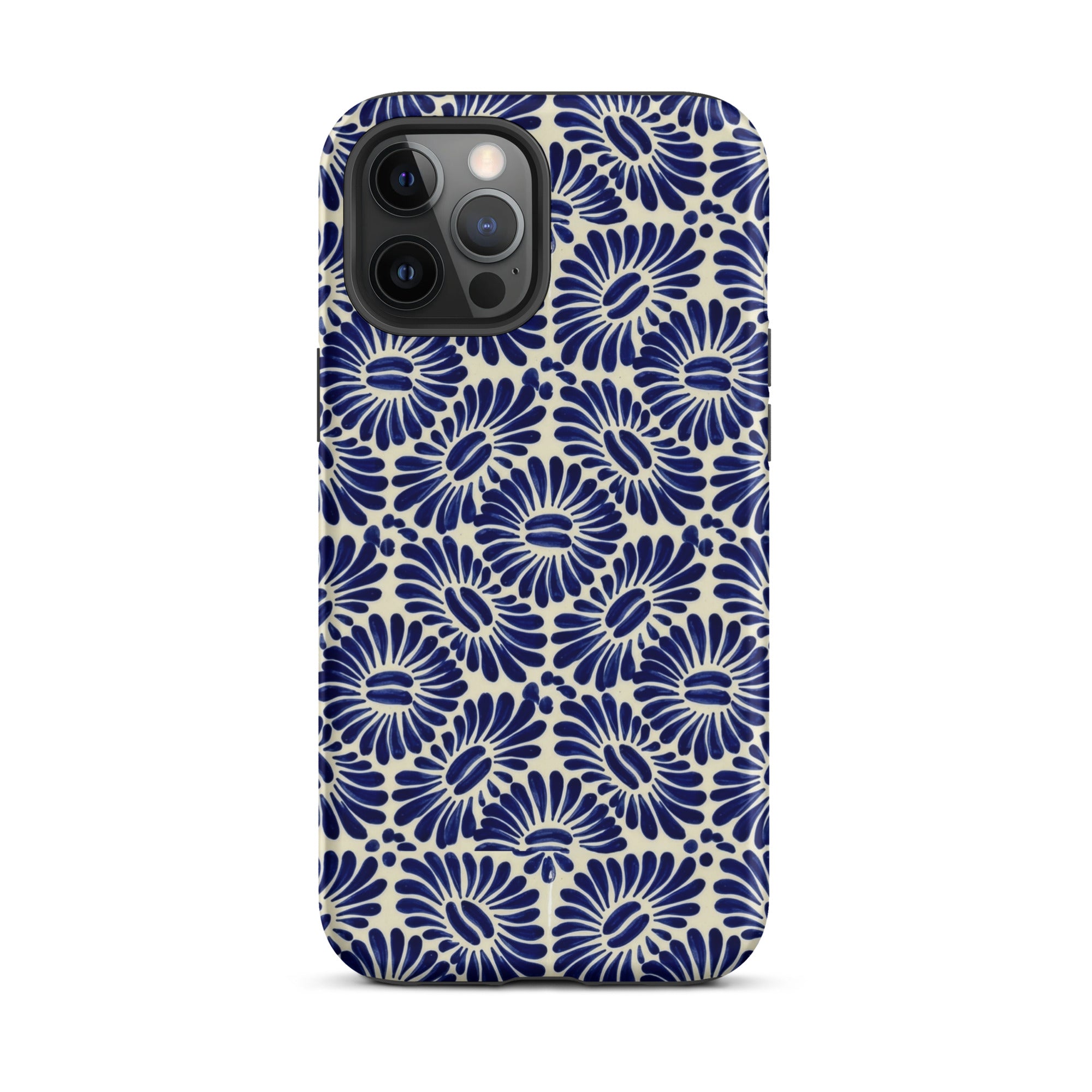 Tlaxcala Talavera Tile MagSafe iPhone Case - The Global Wanderer