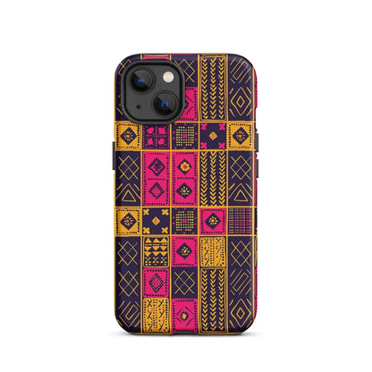 Ghanaian Kente Cloth Tough MagSafe iPhone® Case - The Global Wanderer