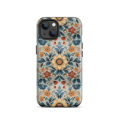 Norwegian Rosemaling Tough MagSafe iPhone® Case - The Global Wanderer