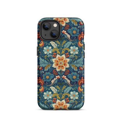 Norwegian Rosemaling Tough MagSafe iPhone® Case - The Global Wanderer