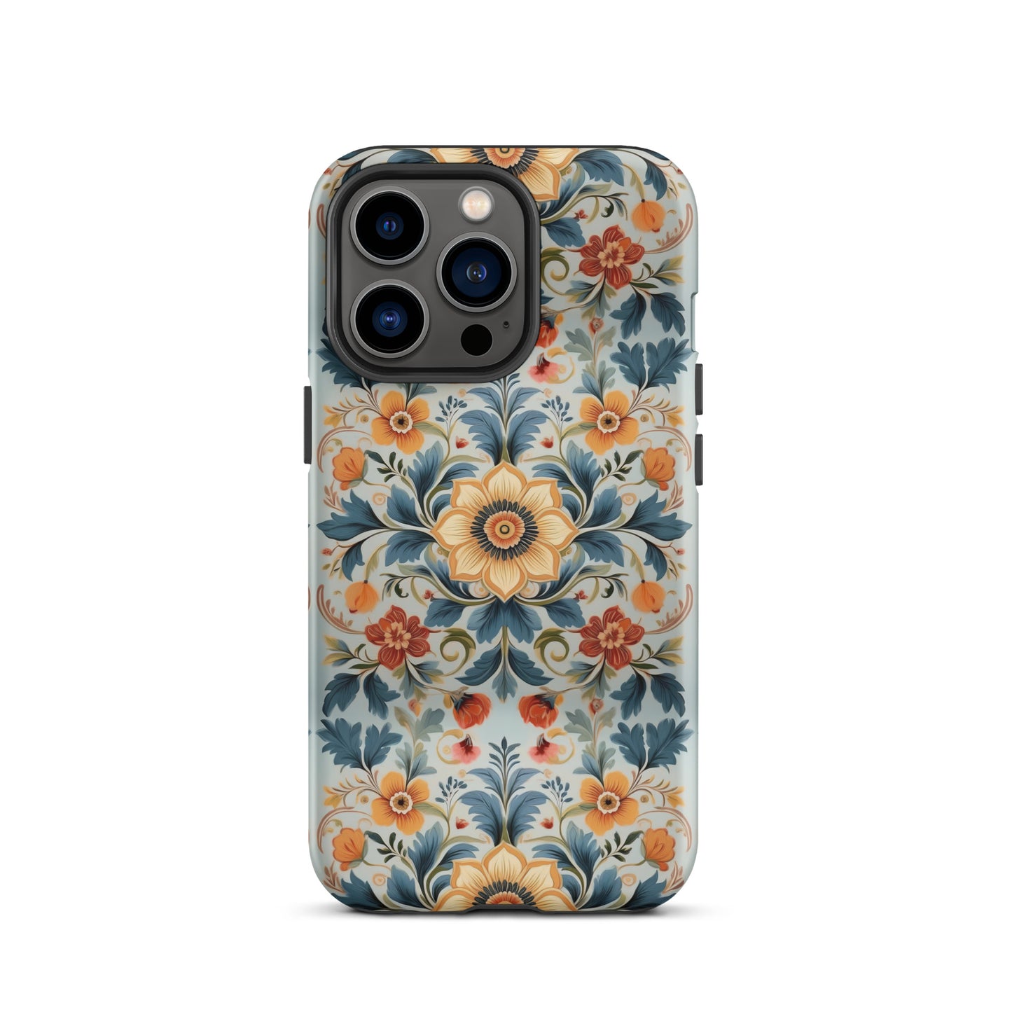 Norwegian Rosemaling Tough MagSafe iPhone® Case - The Global Wanderer