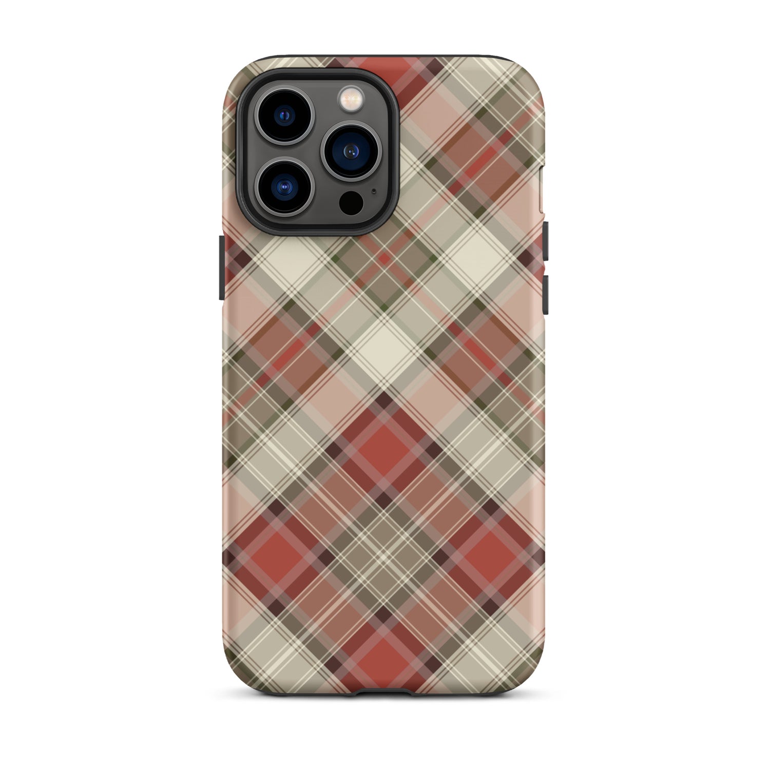 Scottish Plaid Print Tough iPhone case
