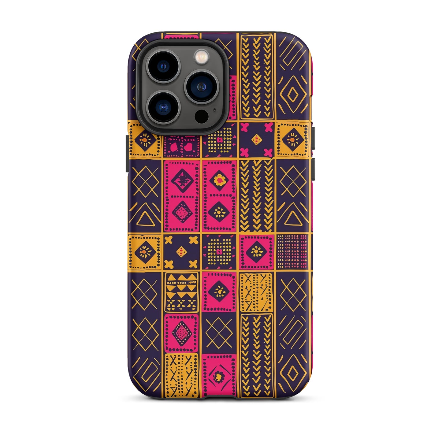 Ghanaian Kente Cloth Tough MagSafe iPhone® Case - The Global Wanderer