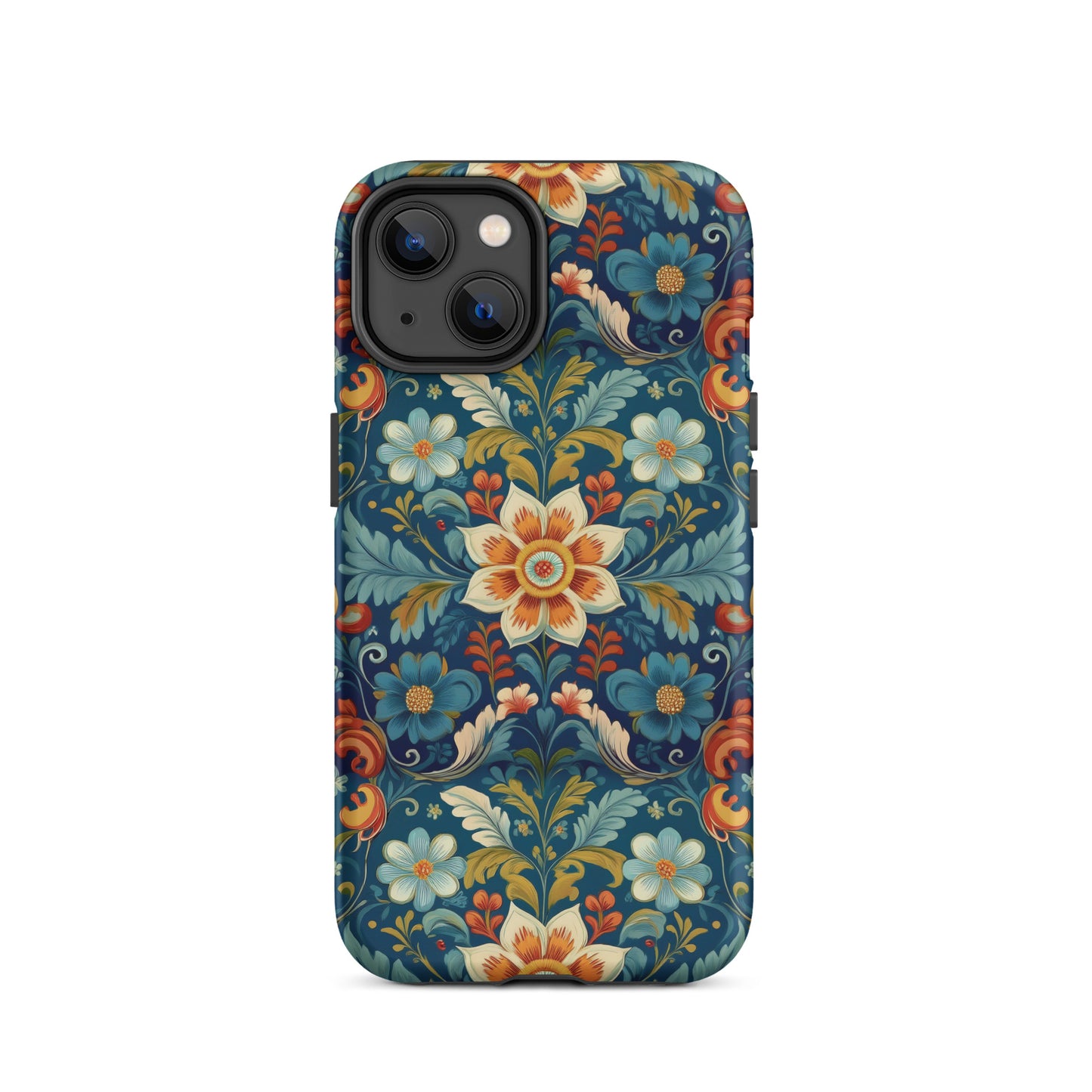 Norwegian Rosemaling Tough MagSafe iPhone® Case - The Global Wanderer